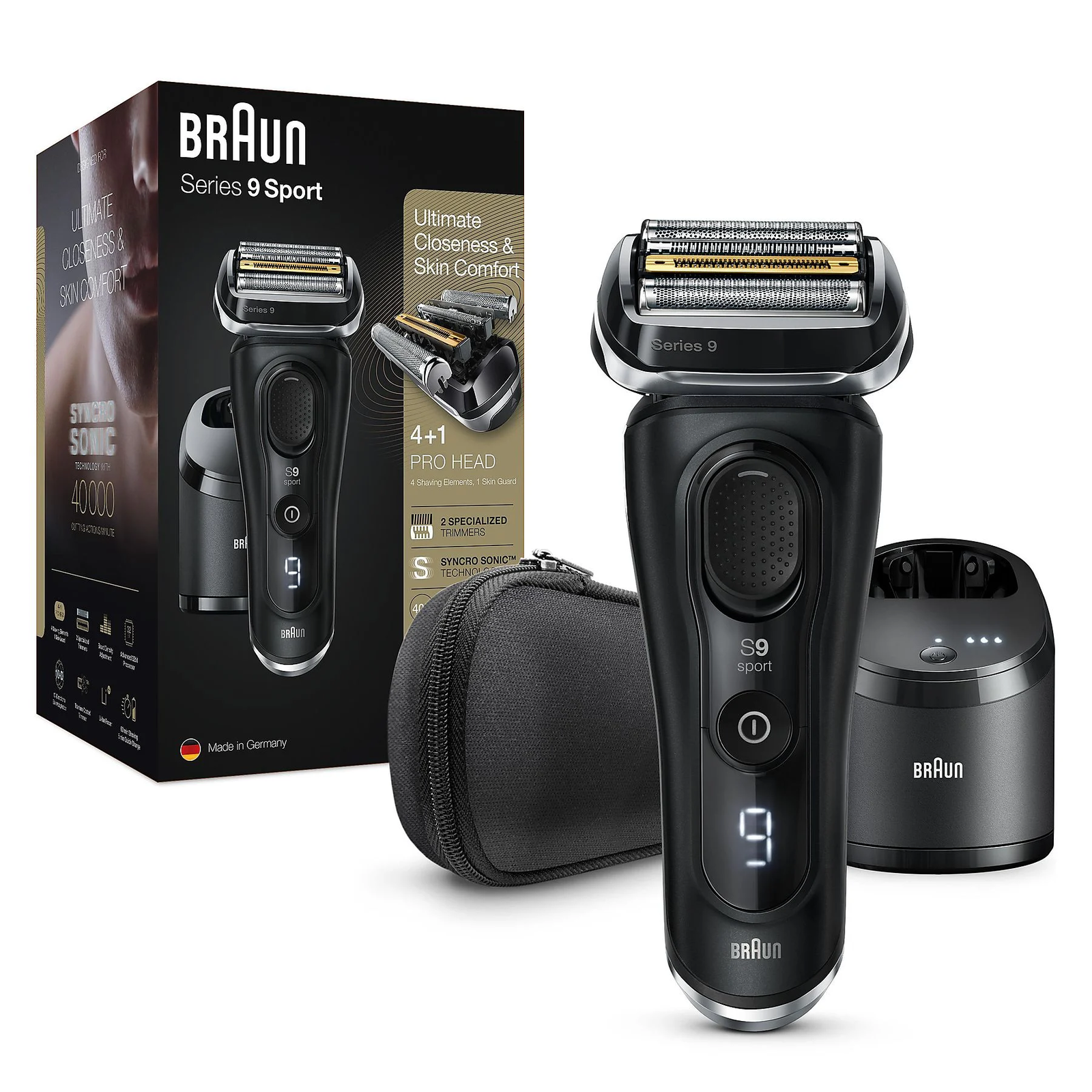 Braun Shaver Series 9 Sport 9352cc Nedves/Száraz Elektromos borotva (020251)
