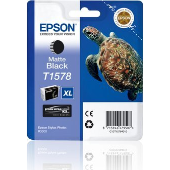 Epson T1578 inktcartridge 1 stuk(s) Origineel Hoog (XL) rendement Zwart