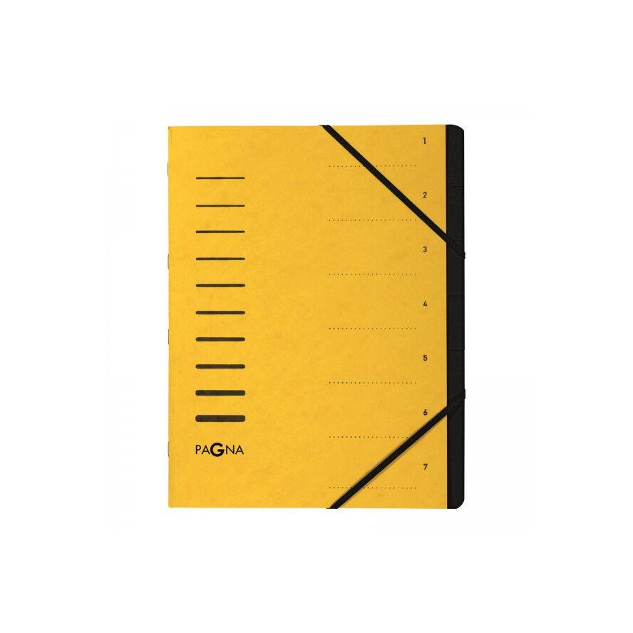 Pagna 7 A4 Gumis mappa - Sárga (40058-05)