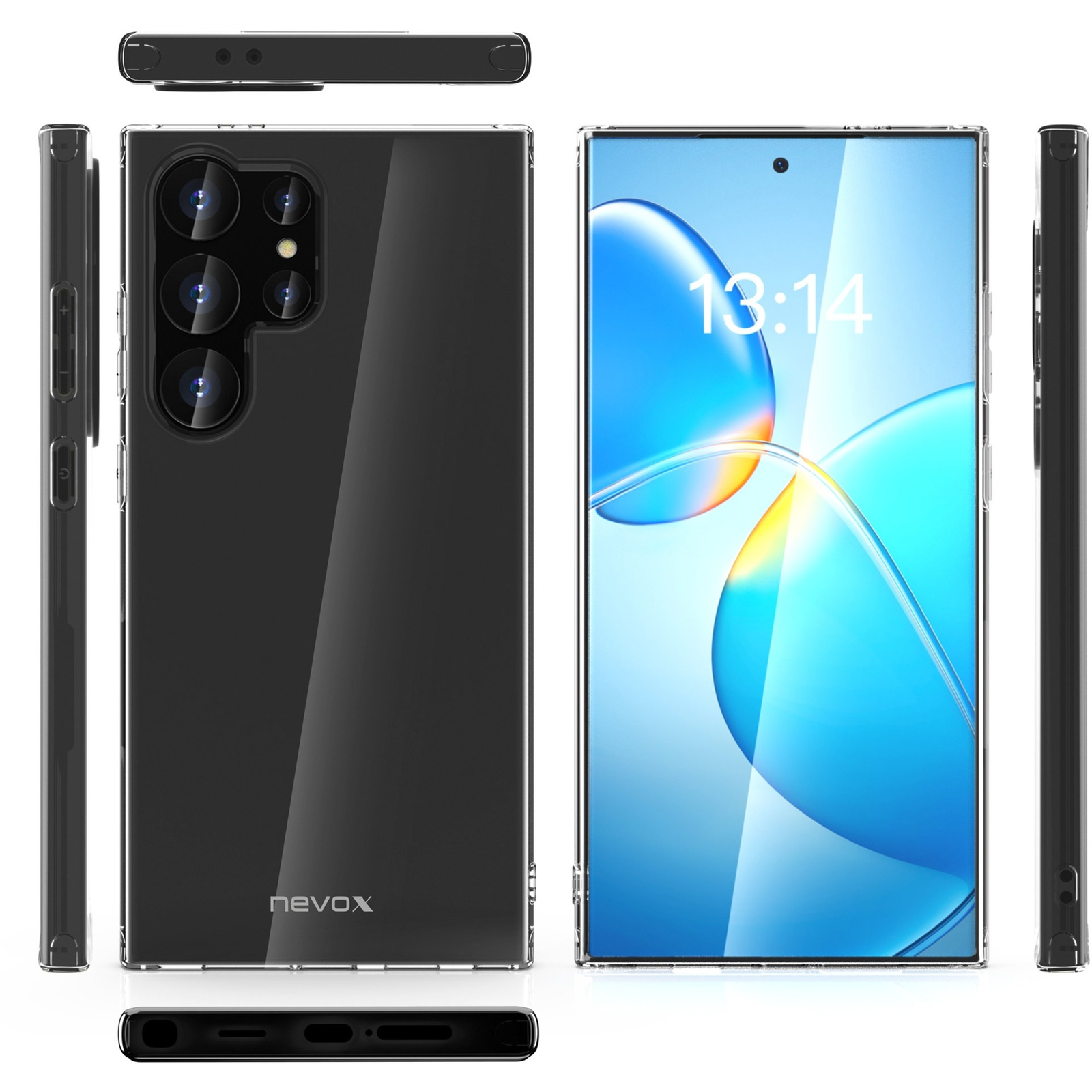 Nevox StyleShell Flex Samsung Galaxy S24 Ultra Tok - Átlátszó (2313)