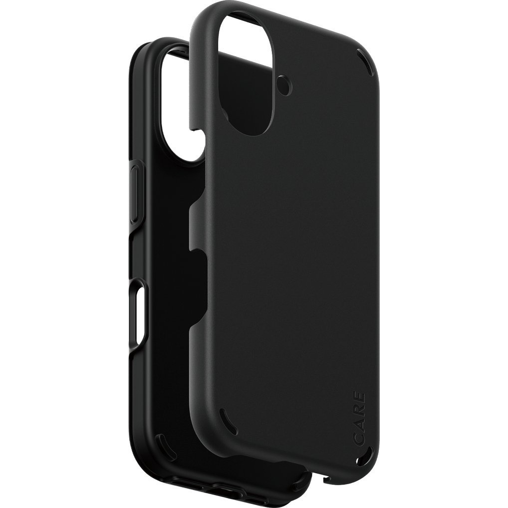 PanzerGlass CARE by PG Double Def BLK iPhone16 6.1 telefontok Borító Átlátszó (1333)