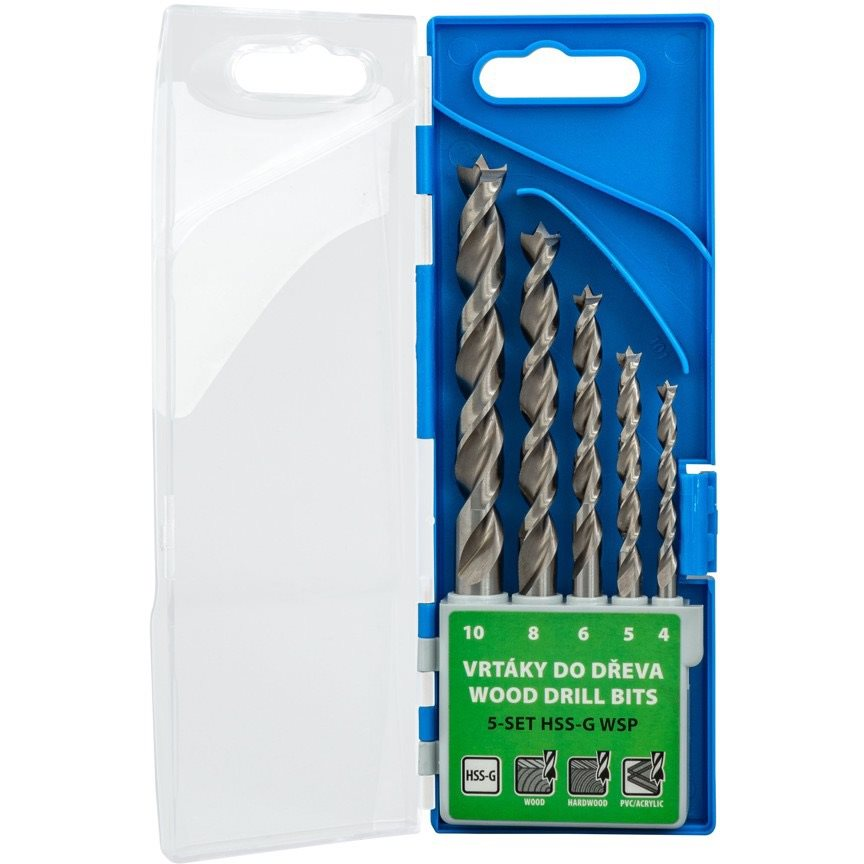 NAREX Fa fúrószár készlet 4-10 mm HSS-G (5 db) 5-SET HSS-G WSP 65405607 (7916056)