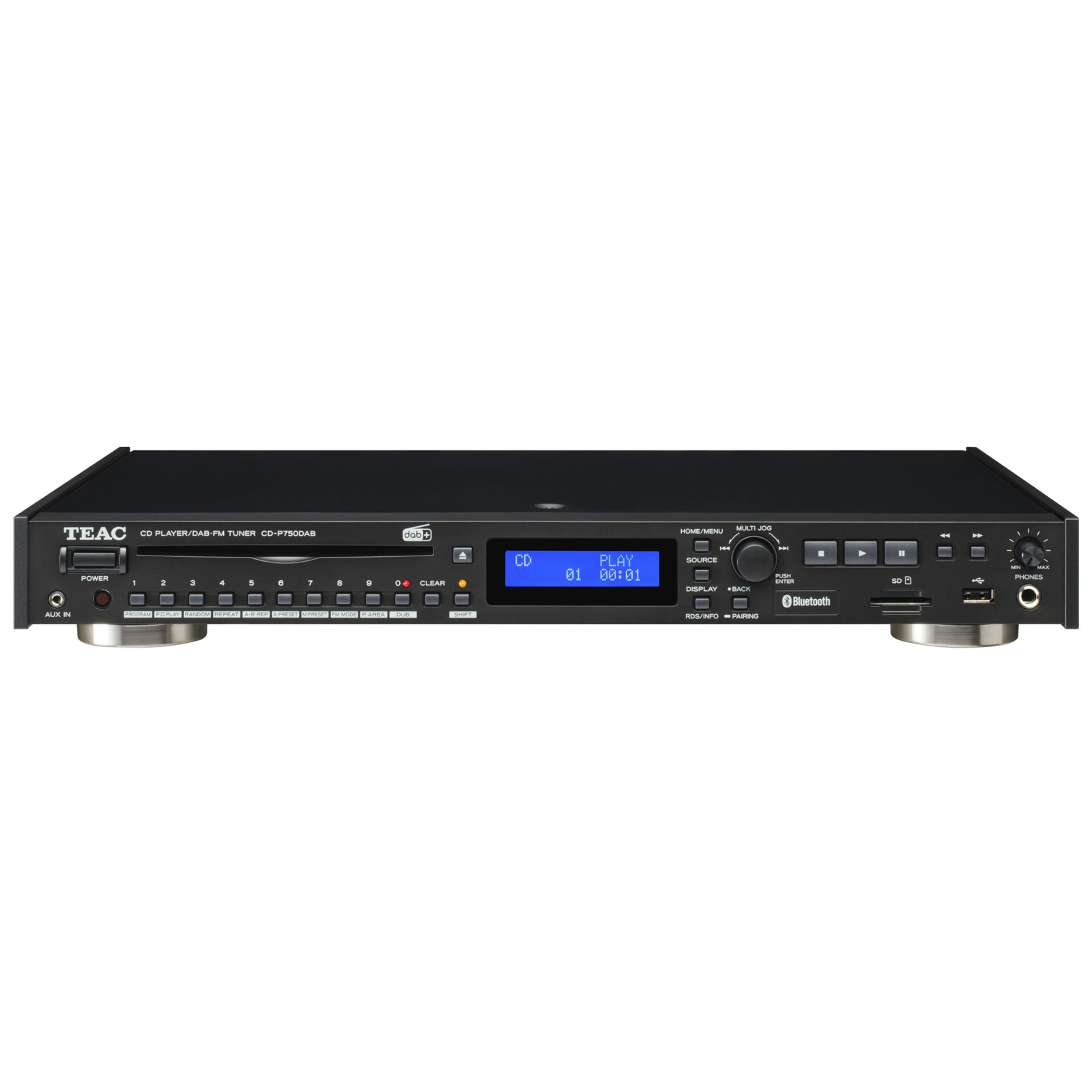 Teac CD-P750DAB CD lejátszó - Fekete (251831)
