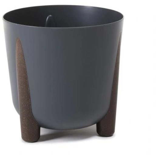 LAMELA FRIDA ECO O 30 cm, antracit, 3 lábú, fát imitáló növénytartó (MAT36125)