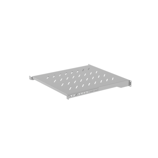 Police do 19" skříně Lanberg 1U 483 x 500 mm, nosnost 25 kg