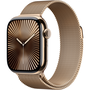 Apple Watch 10 42mm Arany színű titánium kerettel (Gold Milan Loop szíj)