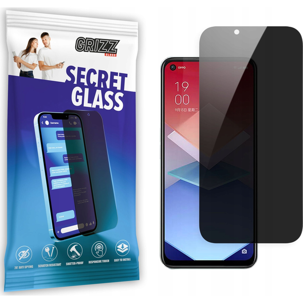  GrizzGlass Szkło prywatyzujące GrizzGlass SecretGlass Oppo K10x