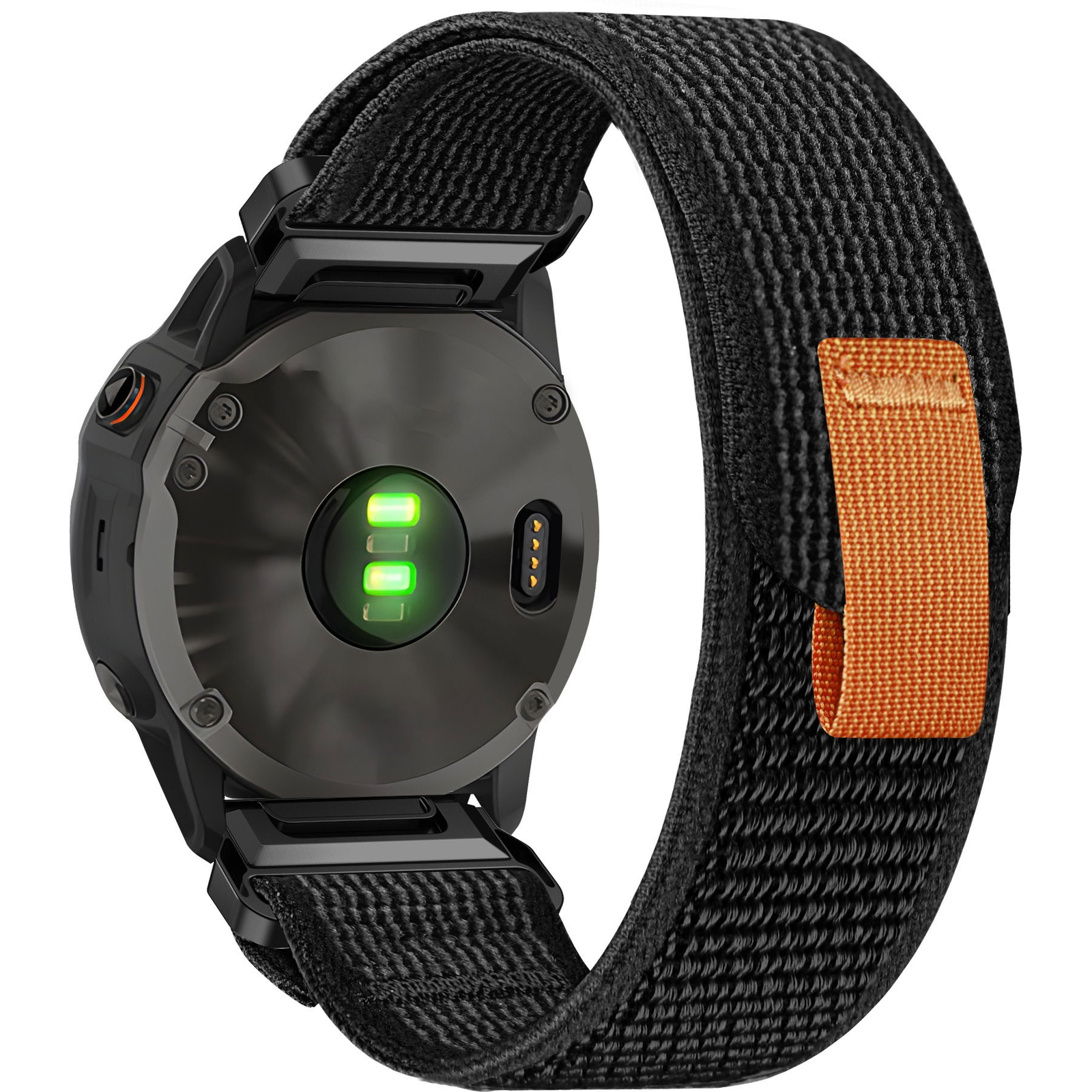 Eternico Nylon Loop Strap for Garmin QuickFit 22mm black (AET-QF22NLS-bl)