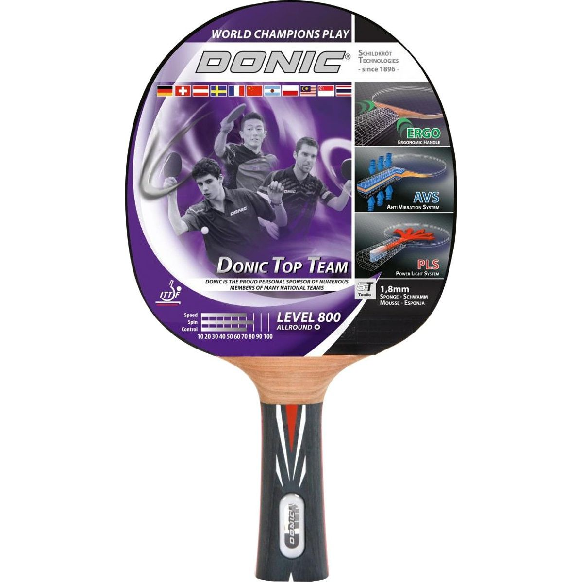 Donic Top Team 800 ping-pong ütő (286700-uniw)