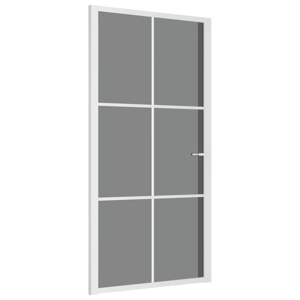 fehér ESG üveg és alumínium beltéri ajtó 102,5 x 201,5 cm (350591)