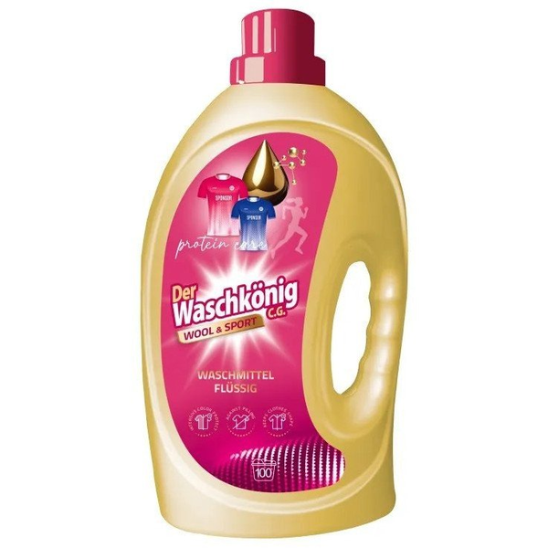 WASCHKÖNIG Protein Care Wool &amp; Sport 3 l (100 praní)