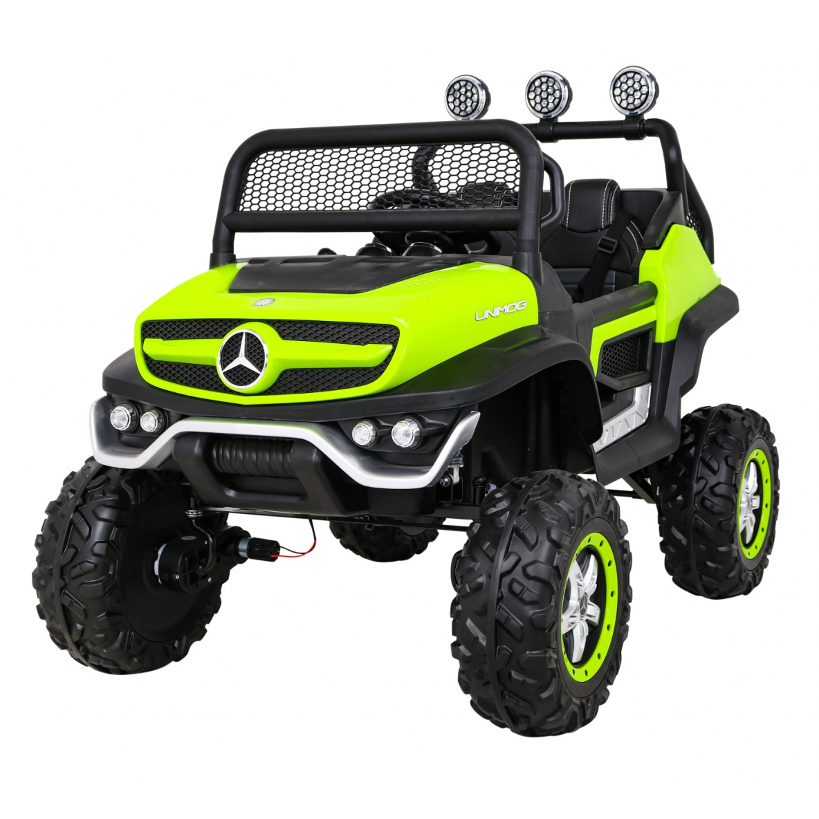 Ramiz Mercedes Benz Unimog Elektromos autó - Zöld (PA.JL199.ZIE)