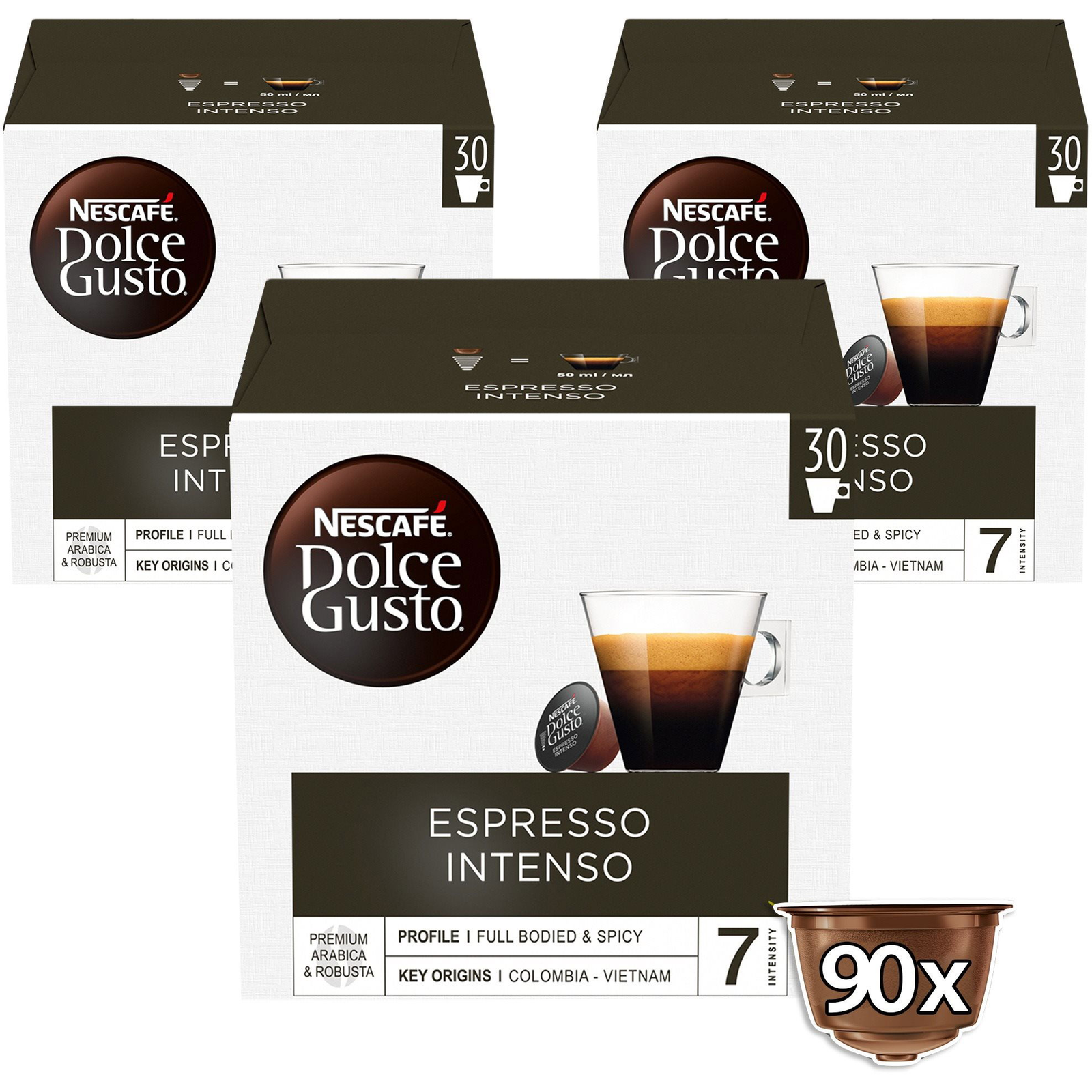 NESCAFÉ® Dolce Gusto® Espresso Intenso XXL - 90 kapszula