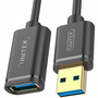 Unitek Y-C4030GBK USB-A apa - USB-A anya 3.1 Hosszabbító kábel - Fekete (3m)