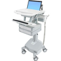 STYLEVIEW LAPTOP CART LIFE POWERED 2 DRAWERS SAU EU