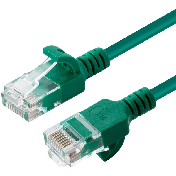 Microconnect V-UTP6A0015G-SLIM cavo di rete Verde 0,15 m Cat6a U/UTP (UTP)