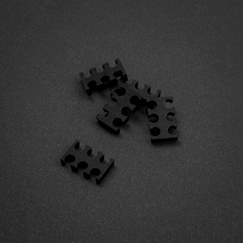 King Mod 6-Pin kábelfésű 5db fekete (ZUUV-174) (ZUUV-174)