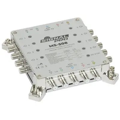 MULTISWITCH PRECHODOVÝ MS-508 5 VSTUPOV / 8 VÝSTUPOV SIGNAL PRO