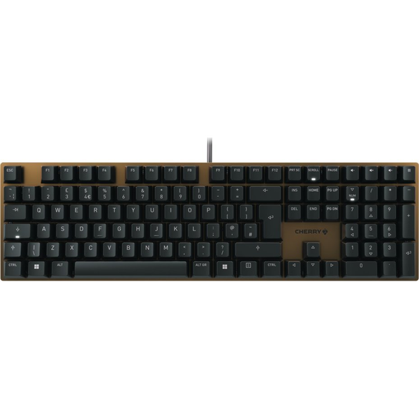 CHERRY KC 200 MX клавиатура Универсален USB QWERTY Английски Черен, Бронз