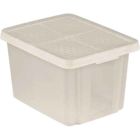 Curver Essentials tárolódoboz tetővel 26l áttetsző (225448) (Cu225448)