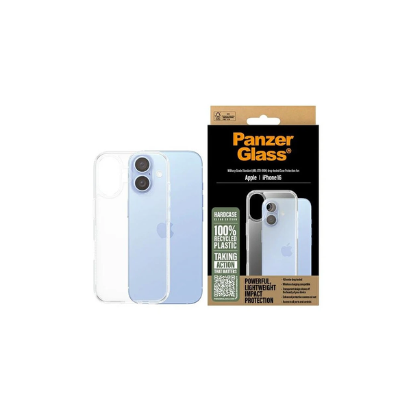 PanzerGlass HardCase iPhone 16 készülékhez 6.1" átlátszó 1287