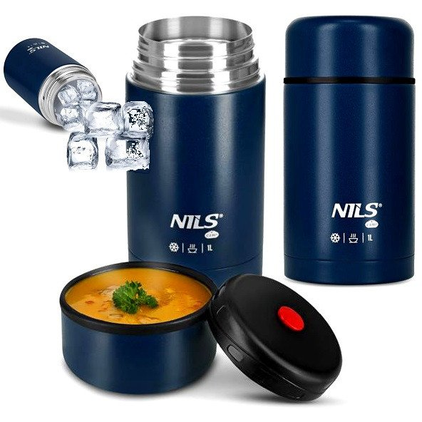 NC3802 TERMOS OBIADOWY 1000ML NIEBIESKI NILS CAMP