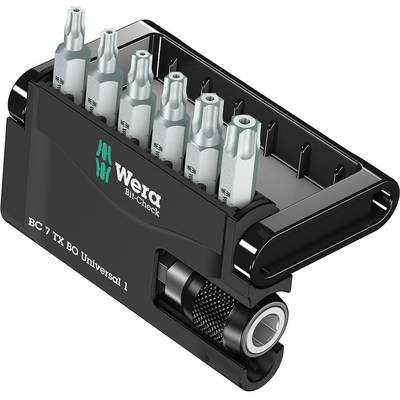 Wera Edzett, ötvözött szerszámacél 7 részes Torx BIT készlet 8067-6 TORX® BO /Z TORX BO (05056158001) (05056158001)