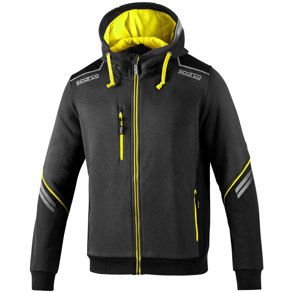 Sparco Colorado Technikai pulóver, szürke-sárga, M méret (2414GSGF2M)