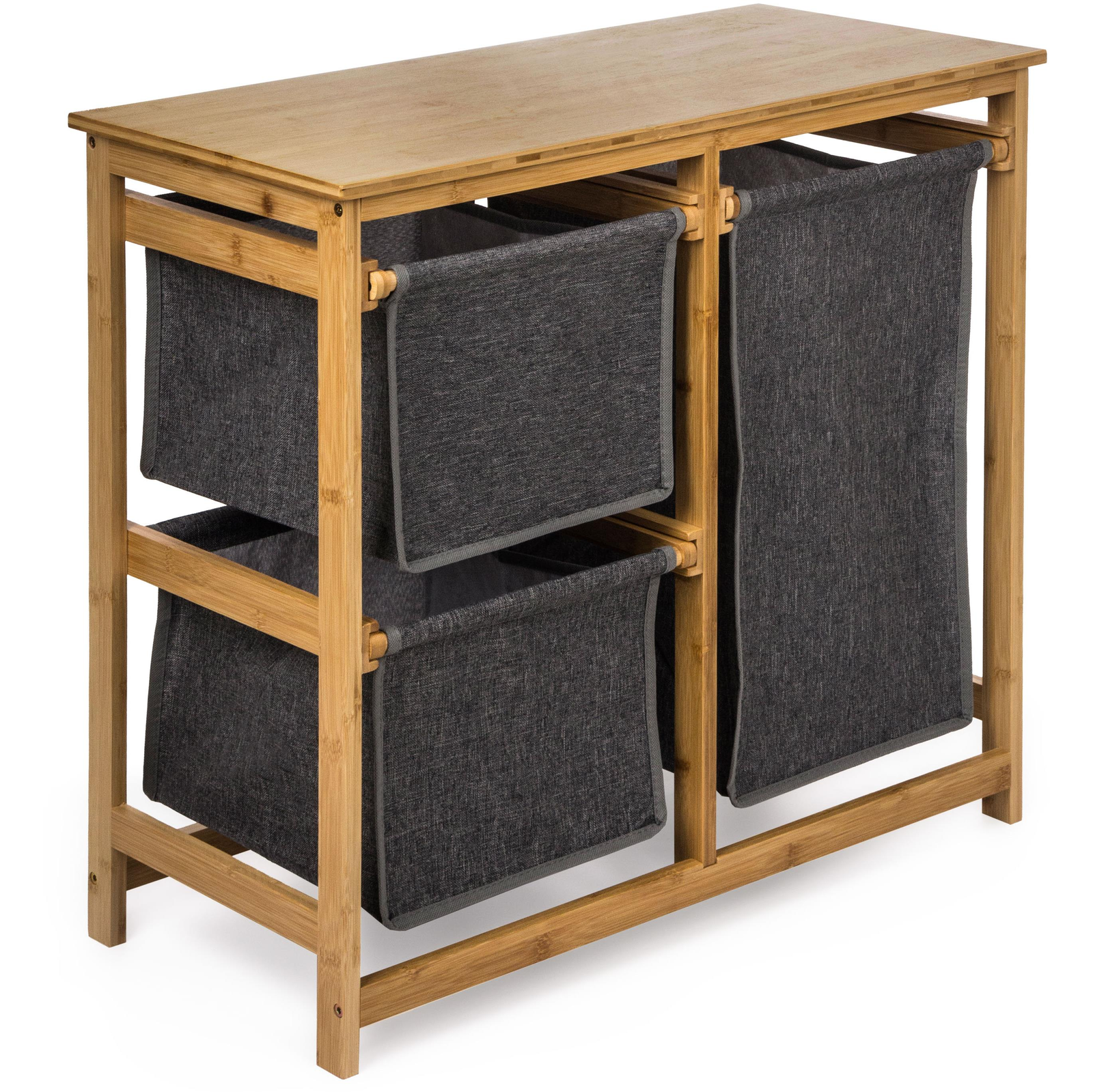 G21, 68 × 33 × 65 cm, 72 l-es tárolódobozokkal, bambusz (KPG21BAM1034)