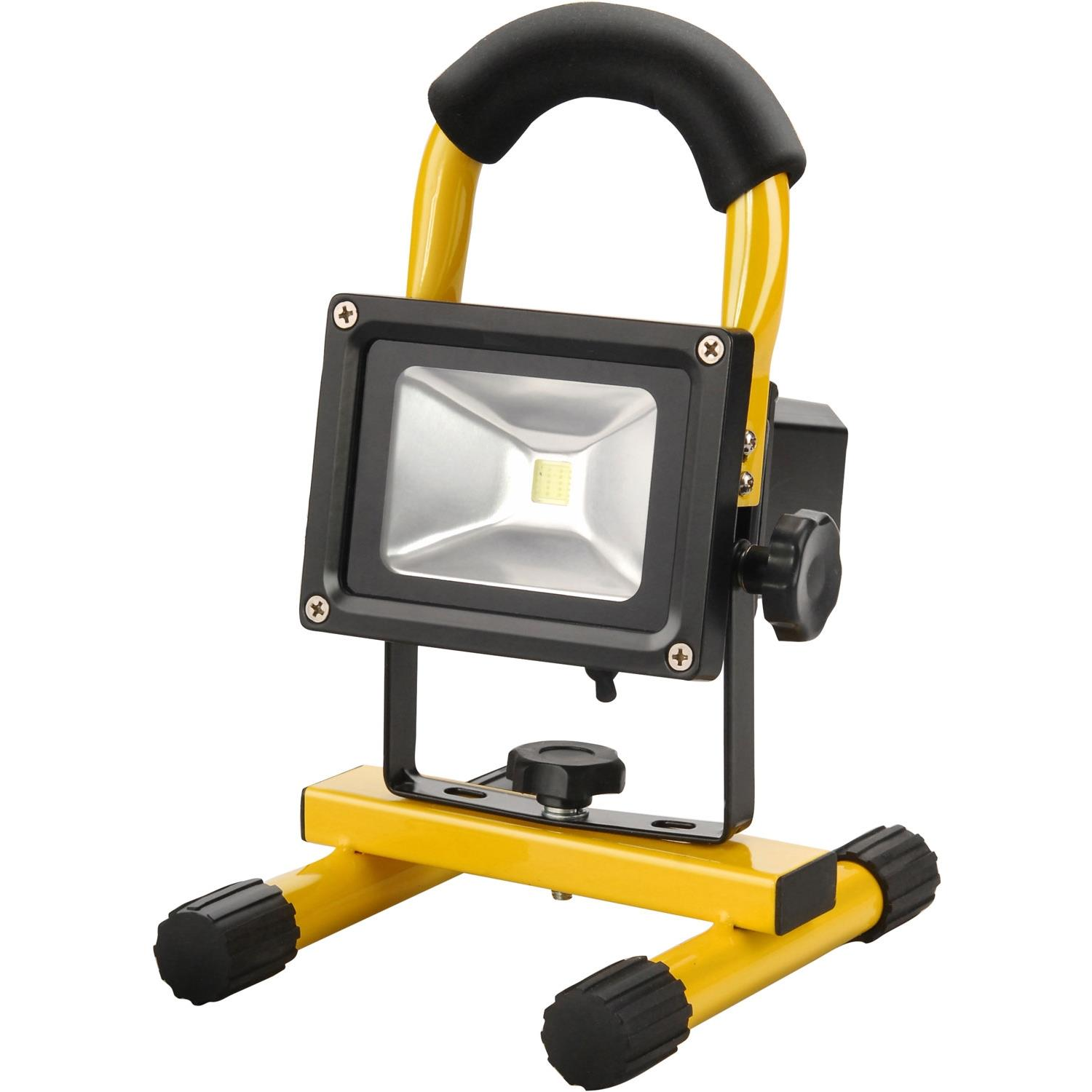 EXTOL LIGHT Hordozható LED lámpa, reflektor, tölthető, állvánnyal, 800 lm (43122)