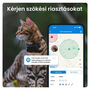 Tractive GPS CAT Mini kék macska GPS nyomkövető és tevékenységfigyelő