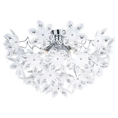 Trio R61903001 Blowball 40W E14 mennyezeti lámpatest króm (R61903001)