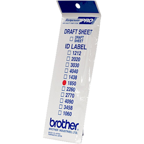 Brother ID1850 print etiket