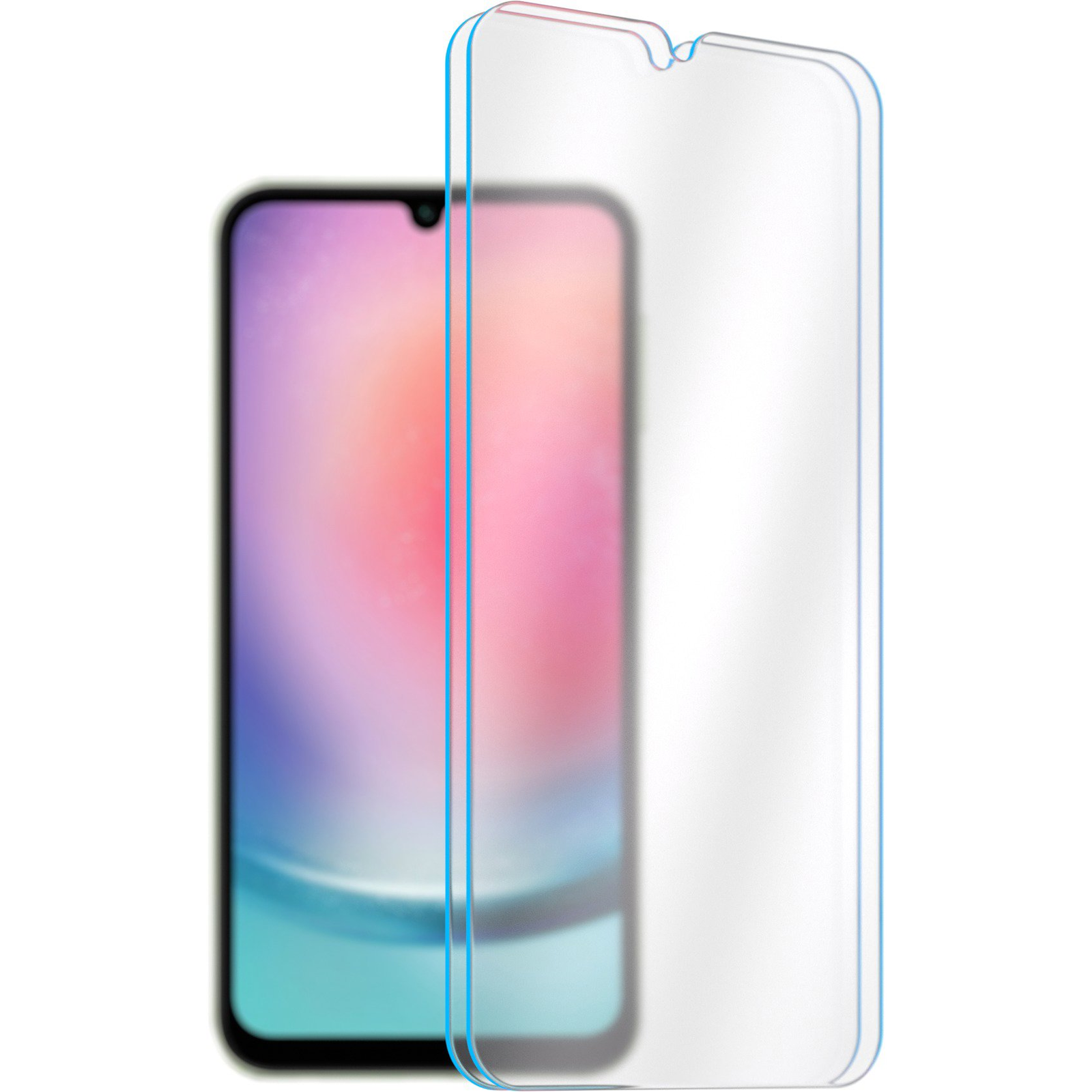 AlzaGuard Case Friendly Glass Samsung Galaxy A24 / A25 5G 2.5D üvegfólia - 2db (AGD-TGF215P2)