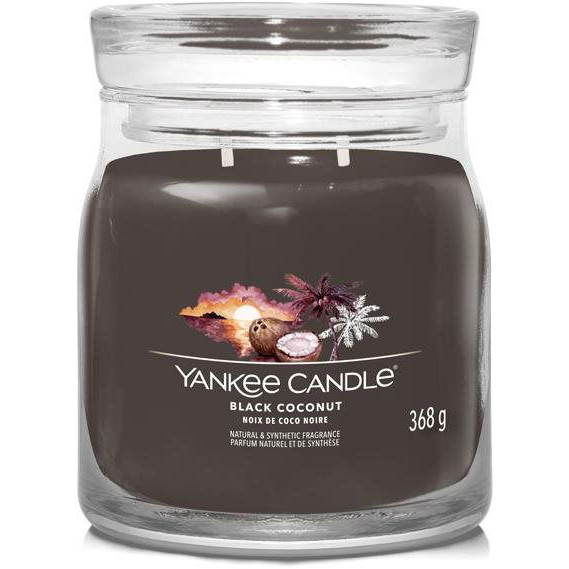 YANKEE CANDLE Signature 2 kanóc Black Coconut 368 g (5038581125039)