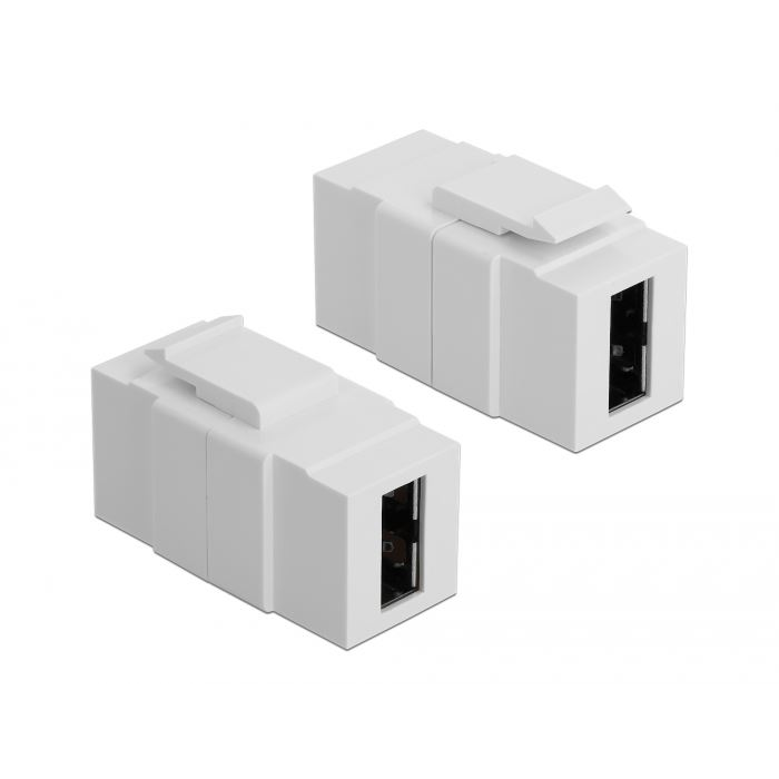 Delock Keystone modul EASY-USB 2.0 A female > EASY-USB 2.0 A female (86353) (d86353)