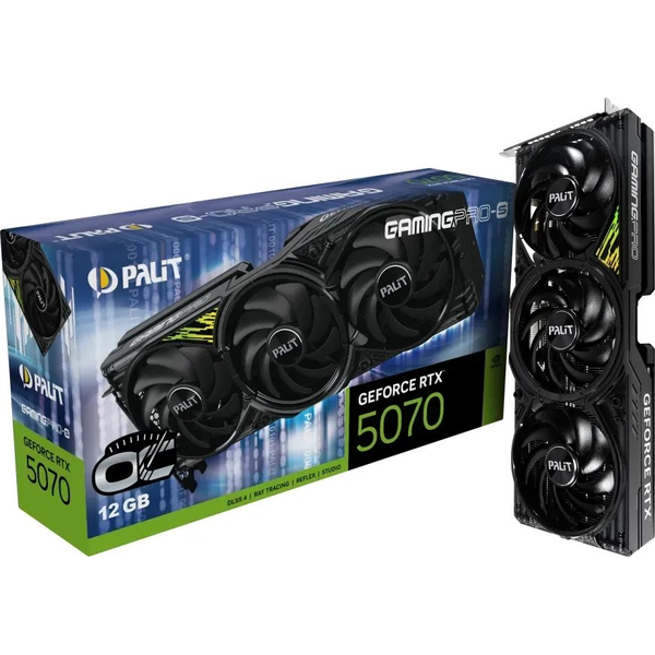 Palit RTX5070 GamingPro-S OC      12GB GDDR7 HDMI 3xDP