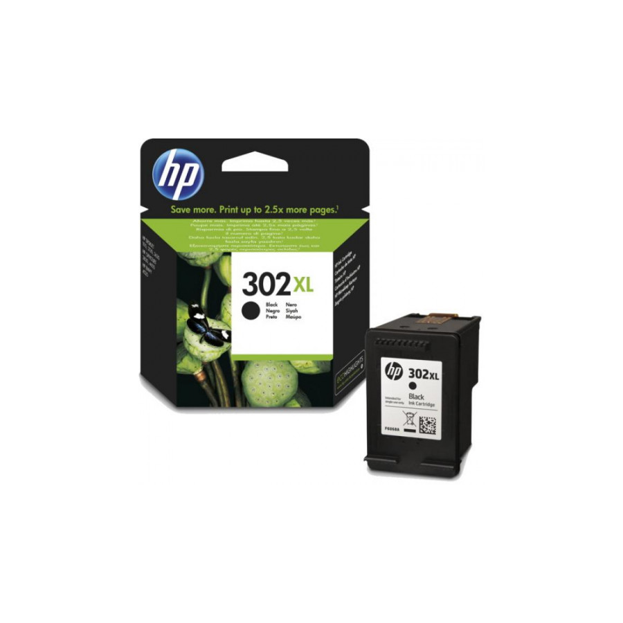 HP F6U68AE No.302XL fekete eredeti tintapatron (F6U68AE)