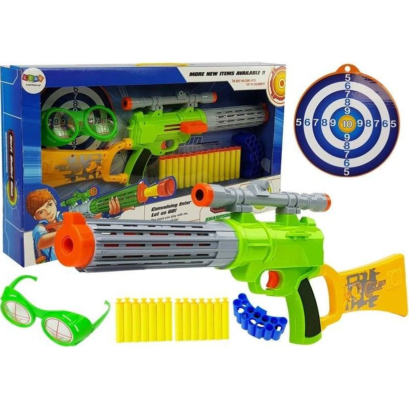 Habpatronos Puska - Céltáblával, Zöld (6781)