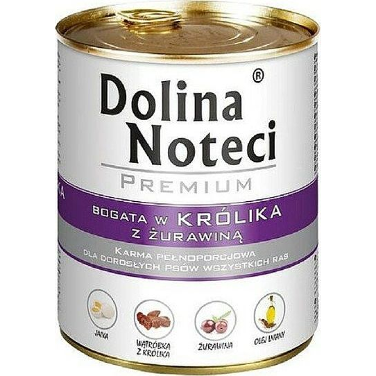  Dolina Noteci Premium królik z żurawiną 800g