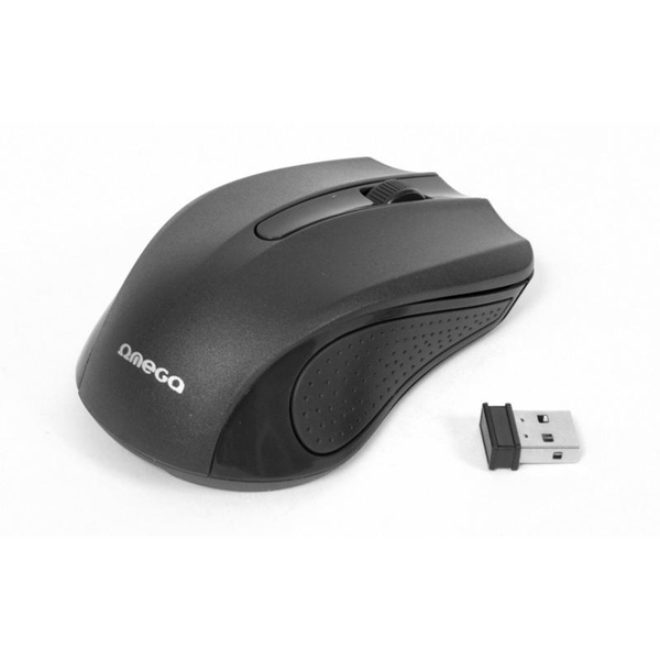 Omega OM-419 Безжична 2,4 GHz 1000 DPI Черна
