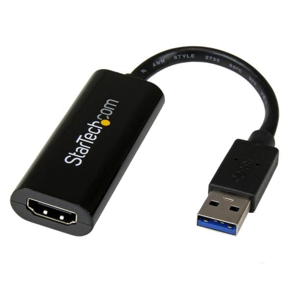 Startech.com Slim USB 3.0 - HDMI videókártya adapter (USB32HDES) (USB32HDES)