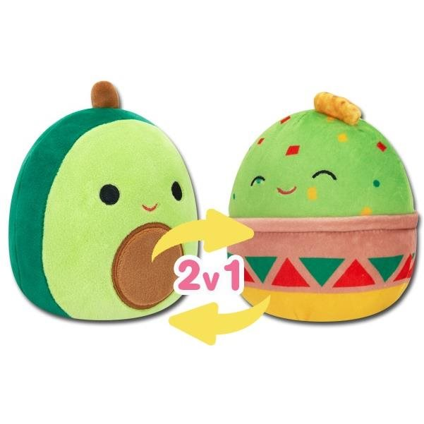 Squishmallows 2in1 Gideon, a guacamole és Austin, az avokádó (196566163041)
