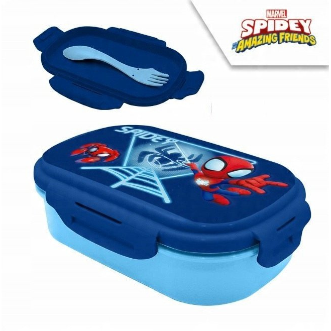 Pókember Blue Web Szendvicsdoboz + Evőeszköz Szett (SB10197)