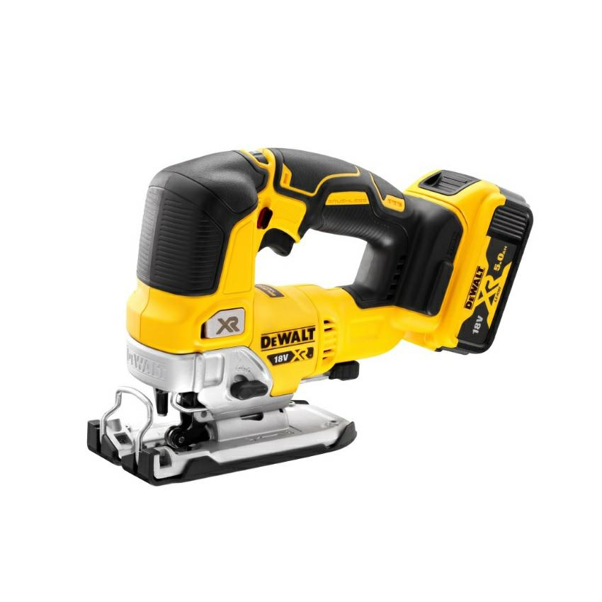DEWALT DCS334P2-QW Akkus szénkefementes szúrófűrész TSTAK kofferben (2x5,0Ah/18V) (DCS334P2-QW)