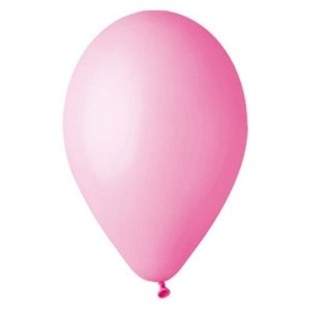 Léggömb 26 cm - Rózsaszín (10 db) (009-0610)