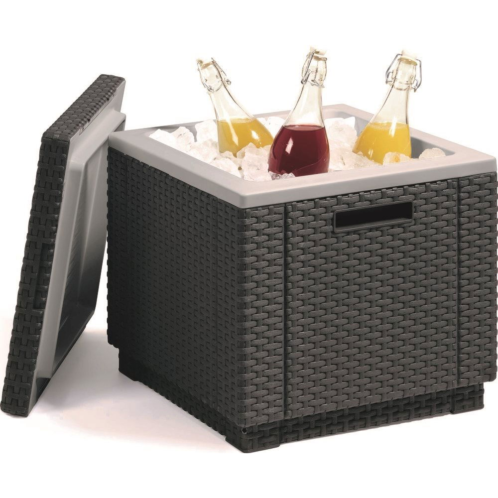 KETER CE CUBE kerti tárolódoboz, grafit (213828)