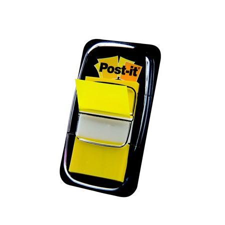 3M I680-5 öntapadós címke Téglalap alakú Eltávolítható Sárga 50 db (UU008015081)