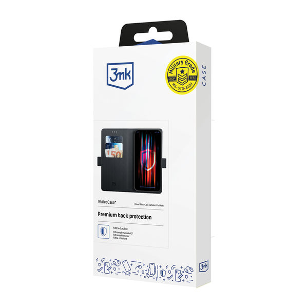 Puzdro s klapkou 3mk pre Xiaomi 15, čierne
