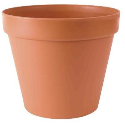 PROSPERPLAST GLINKA 19 virágcserép, magasság 16cm, agyagutánzat, terrakotta (344073)